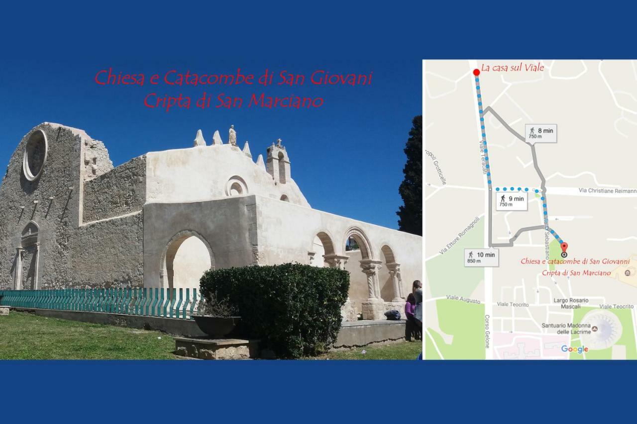 דירות סירקוזה La Casa Sul Viale מראה חיצוני תמונה