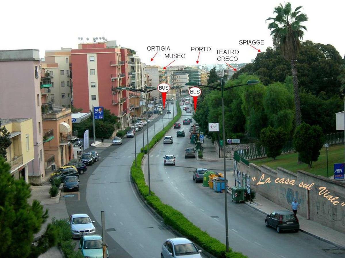 דירות סירקוזה La Casa Sul Viale מראה חיצוני תמונה